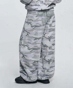 [벤힛xNEO]MRC 카모 스웻팬츠 화이트메란지