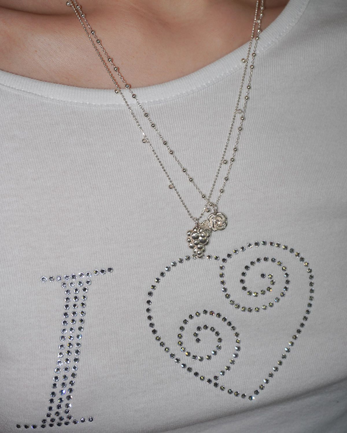 페어오브러브(PAIR OF LOVE) [925SILVER]SWEET GRAPE PENDENT NECKLACE