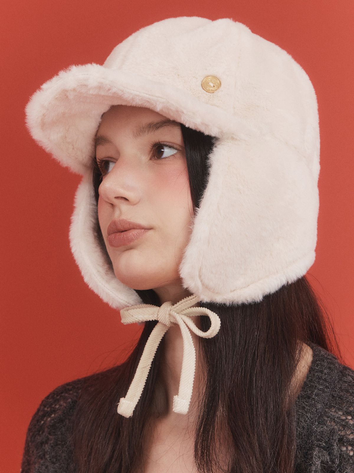 앵브록스(ENGBROX) floofy fur trooper hat_2 colors