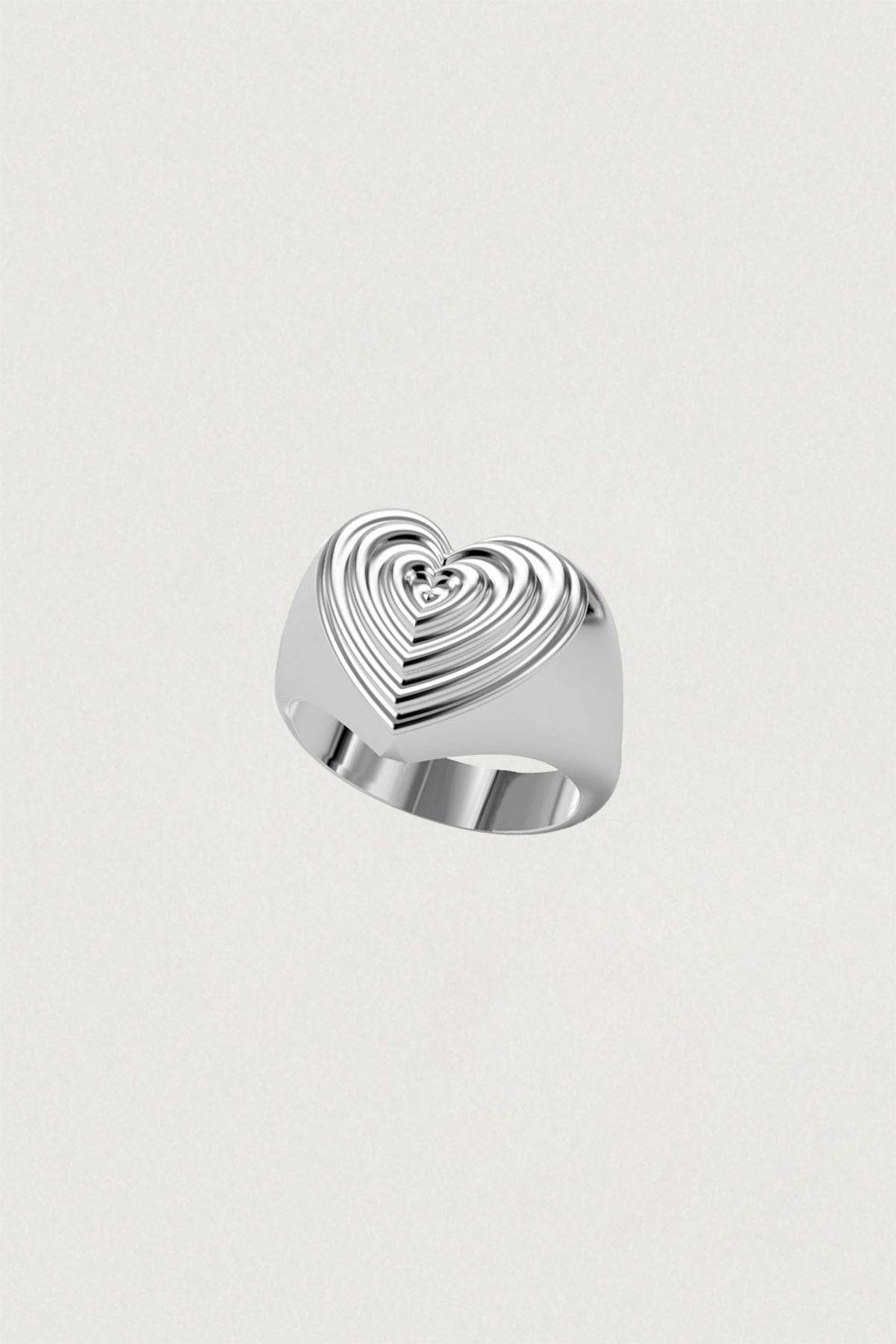 페어오브러브(PAIR OF LOVE) [925SILVER]CREAM CAKE HEART RING