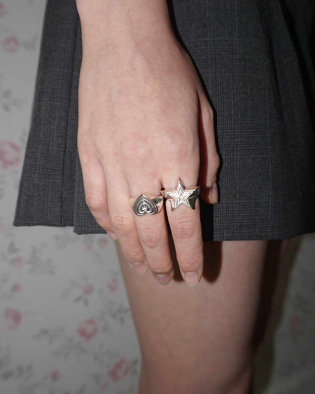 페어오브러브(PAIR OF LOVE) [925SILVER]CREAM CAKE STAR RING