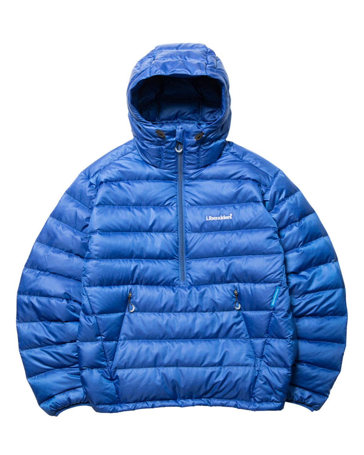 찬스클로딩(CHANCE CLOTHING) DOWN HALF ZIP HOODIE - BLUE