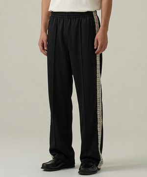 시그너처 레이스 트랙팬츠 블랙