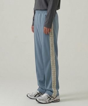 시그너처 레이스 트랙팬츠 삭스블루
