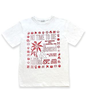 노 타임 투 다이 오버사이즈 티 [화이트]