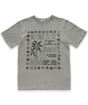 노 타임 투 다이 오버사이즈 티 [빈티지 크레용]