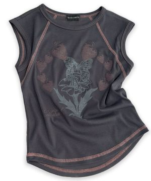 모리 세션 스티치 티 [차콜]