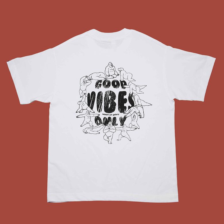 [WWWY]고릴라마스떼 드로잉 반팔티셔츠(6colors)