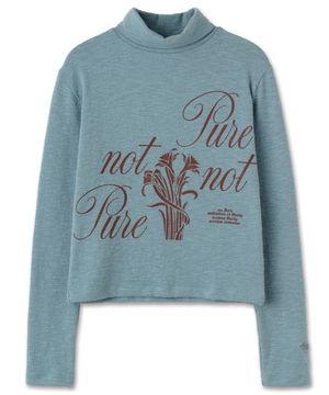 낫 퓨어 아트워크 터틀넥 [빈티지 블루]