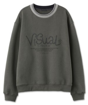 플리스 립 스웻셔츠 [카키]