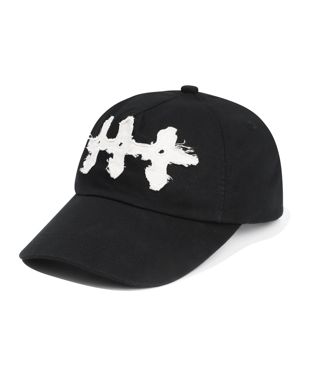 낫포너드(NOT4NERD) 444 Logo Patch Ball Cap - Black