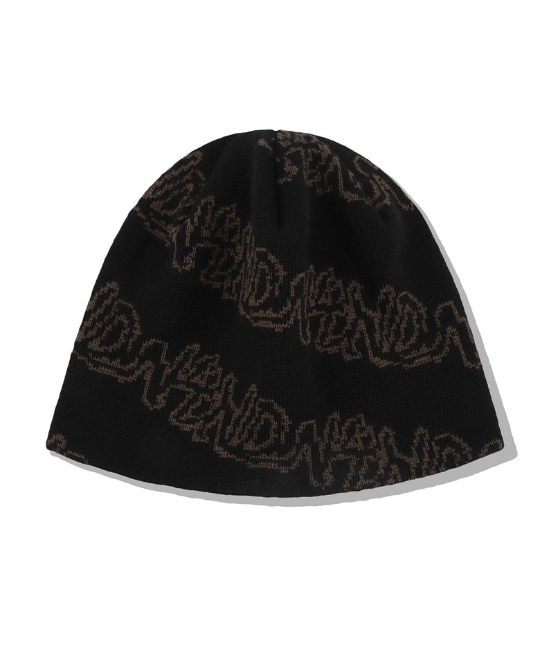 N4ND Monogram Jacquard Beanie - Black