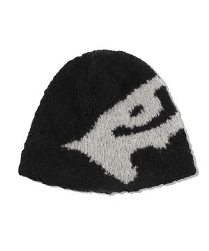 Chasm Eye Brushed Beanie - Black