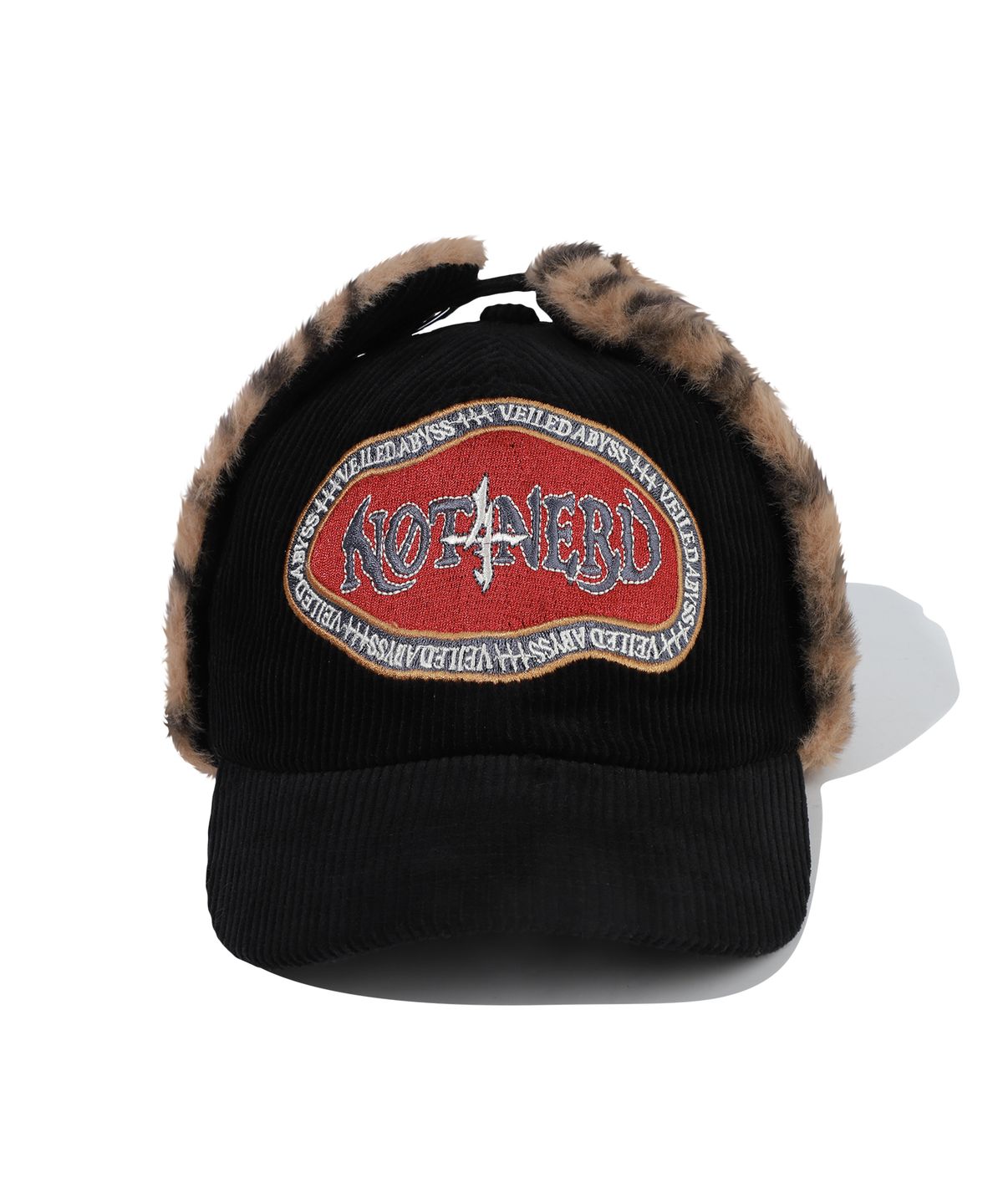 낫포너드(NOT4NERD) Abyss Crest Ear Flap Cap - Black