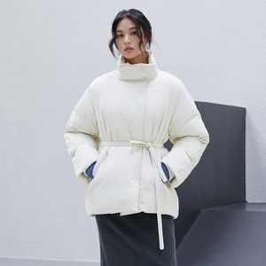 (덕)논퀼팅 벨티드 다운점퍼 AR7XD460