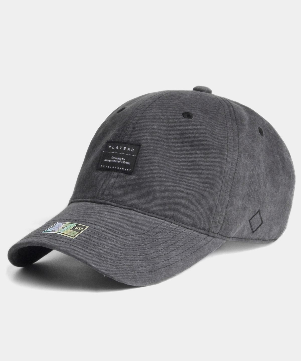 플래토(PLATEAU) 빅사이즈 볼캡 XL BASIC CAP DARK GREY