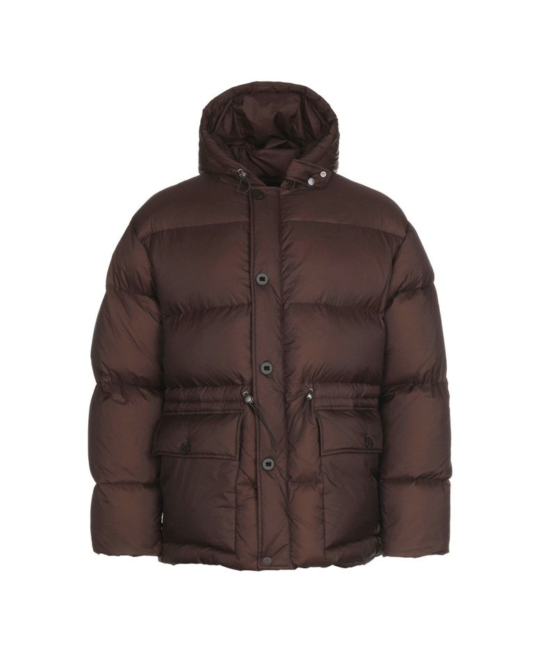 Versitile Down Parka (Duck Down Semi Over Fit) (WINE)