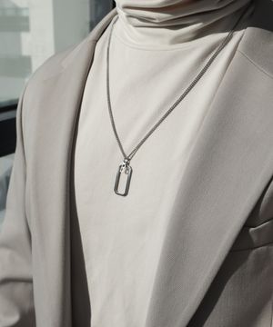 남자 목걸이 심플 펜던트 써지컬 CLEF OCTA B
