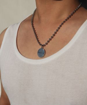 코인 목걸이 써지컬 스틸 펜던트 CLEF PENTATONIC NEC