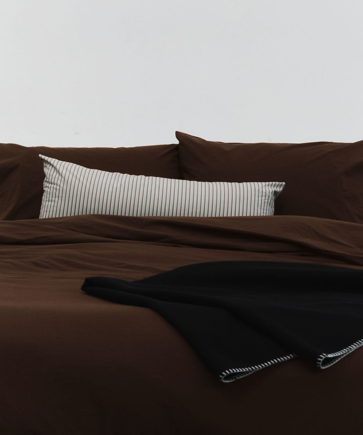 지비에이치 홈(GBH HOME) DUVET COVER - BROWN (2 SIZES)