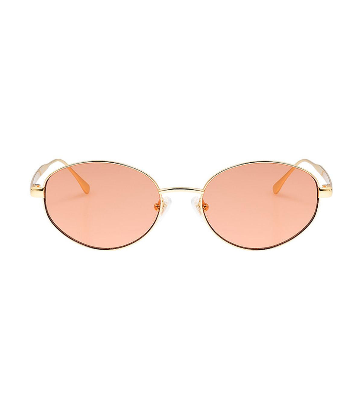 헌터 아이웨어(HUNTEREYEWEAR) [WOMAN] 라운드 빈티지 티타늄 선글라스 - 오렌지 HTB26