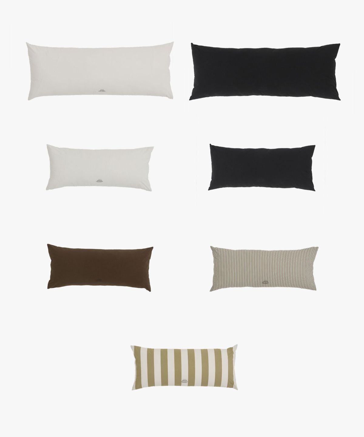 지비에이치 홈(GBH HOME) LONG PILLOW & LUMBAR PILLOW (2 SIZES, 5 COLORS)