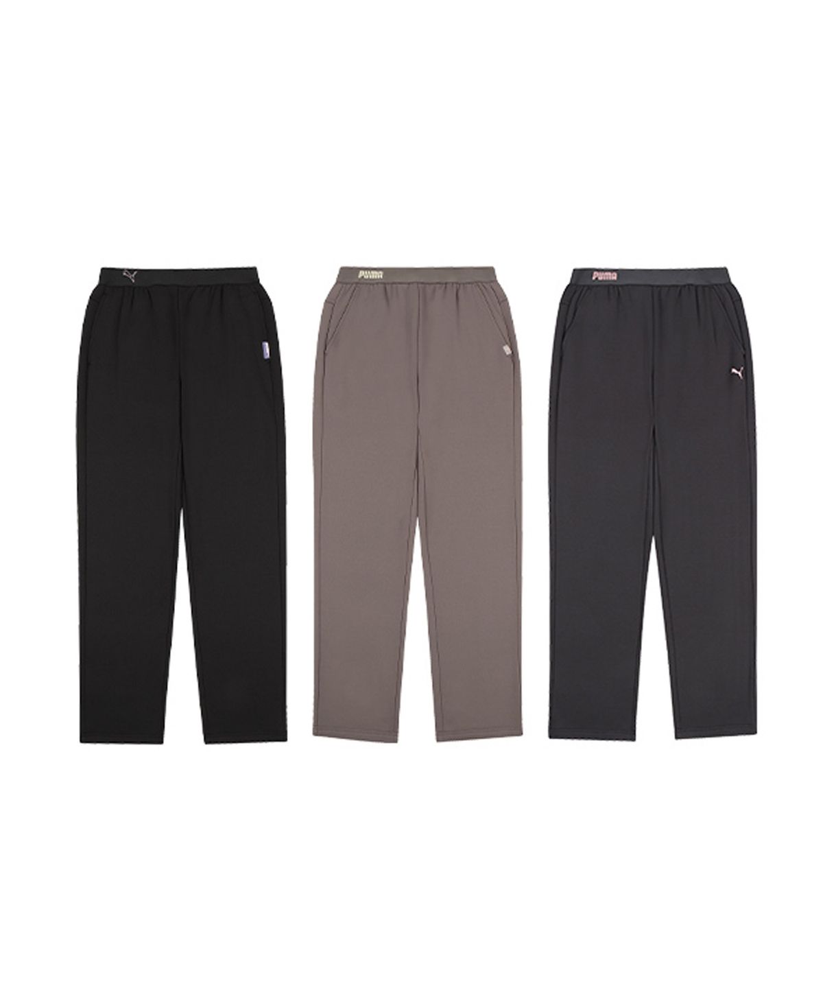 푸마 바디웨어(PUMA BODYWEAR) [3PACK] 여성 홈웨어 융기모 팬츠