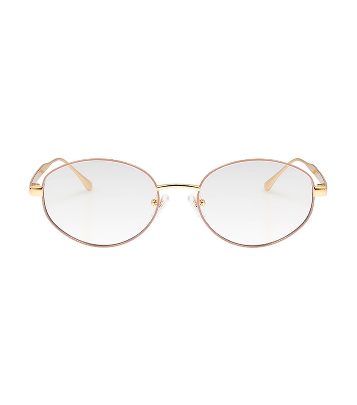 헌터 아이웨어(HUNTEREYEWEAR) [WOMAN] 라운드 빈티지 티타늄 안경 - 핑크 HTB26