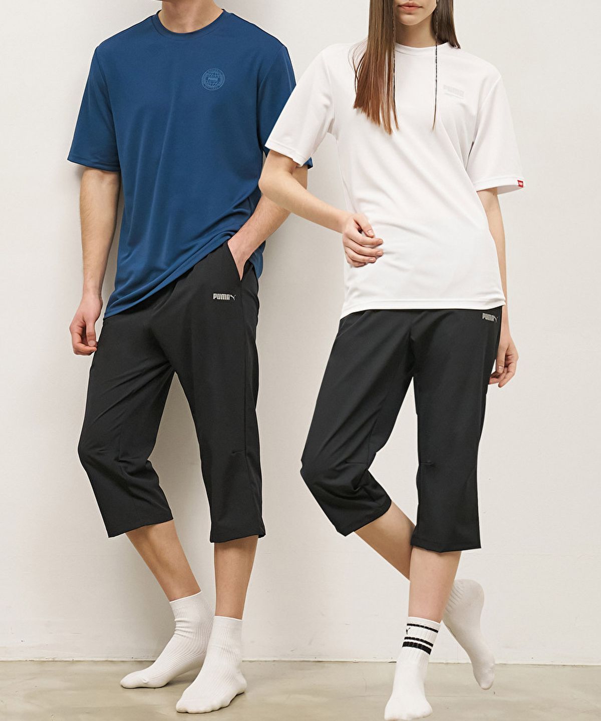 푸마 바디웨어(PUMA BODYWEAR) [3PACK] 남녀 쉴드 테크 7부 홈웨어 팬츠