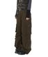 Knee Pin-Tuck Double Pocket Cargo Pants (Khaki)