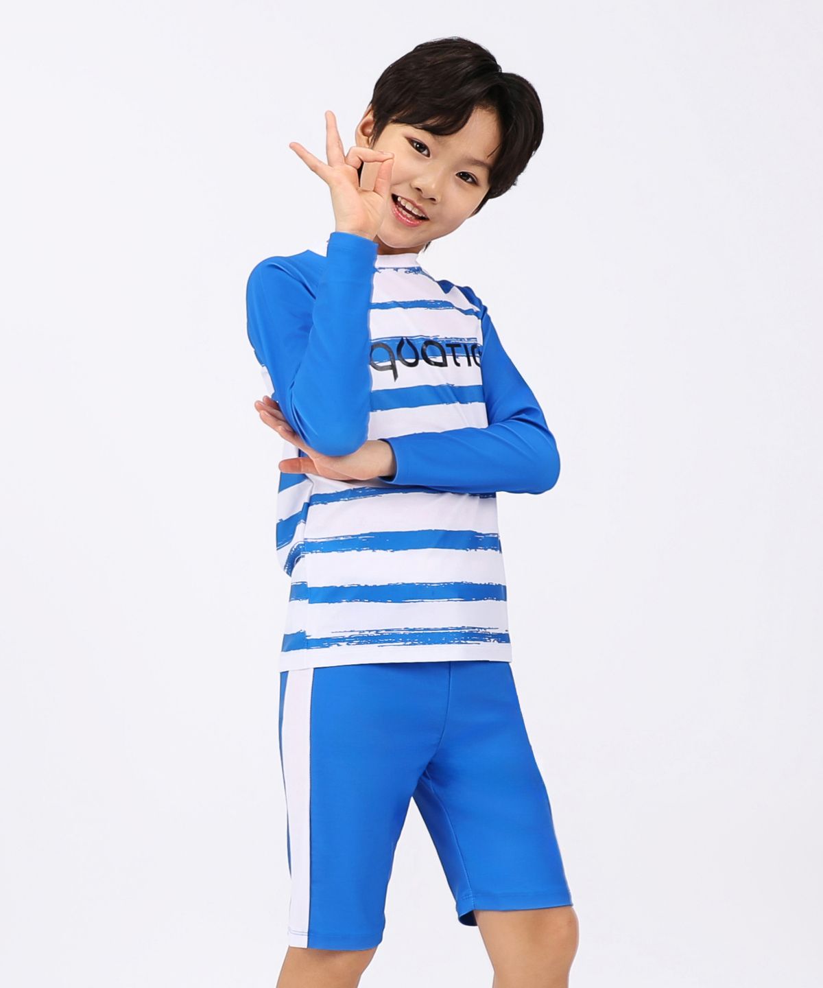아쿠아티카(AQUATICA) 아동 래쉬가드 AQA482 일반용수경5종세트