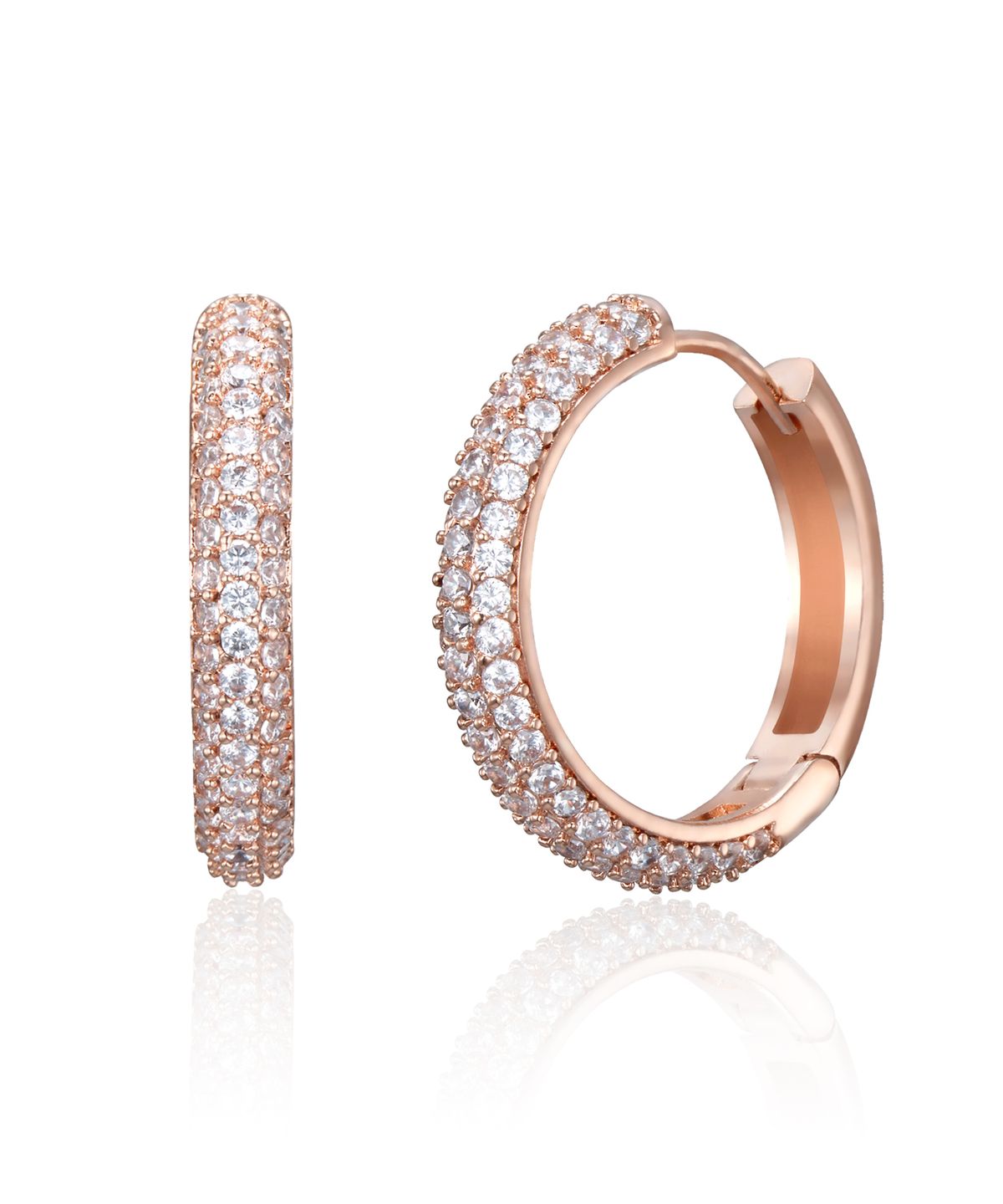 가이거주얼리(GEIGERJEWELRY) 18K GF 베이직 원터치 링 귀걸이 GI8KPEE077