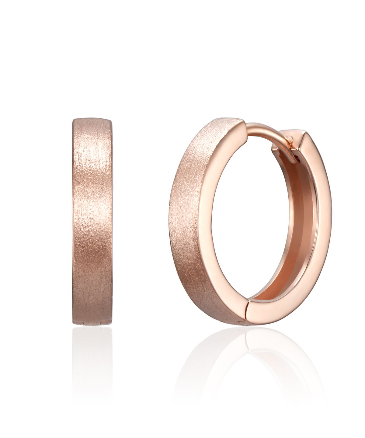 가이거주얼리(GEIGERJEWELRY) 18K GF 심플 매트 원터치 귀걸이 GI8KPEE076
