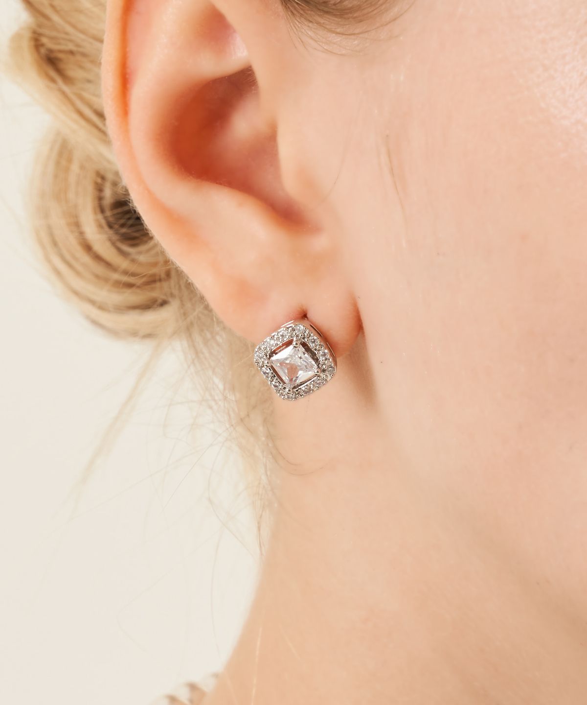가이거주얼리(GEIGERJEWELRY) 18K GF 파인 더블 스퀘어 귀걸이 GI8KPEE071
