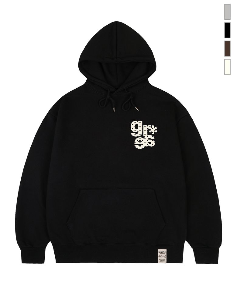 [UNISEX]스몰 GRAE-S DOT 후드티_4color