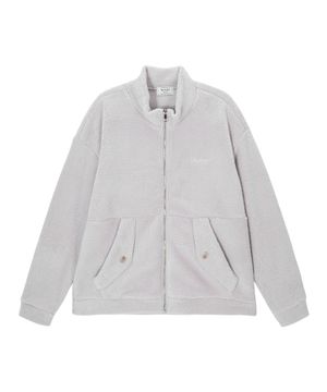 TEDDY FLEECE JACKET-CREAM BEIGE