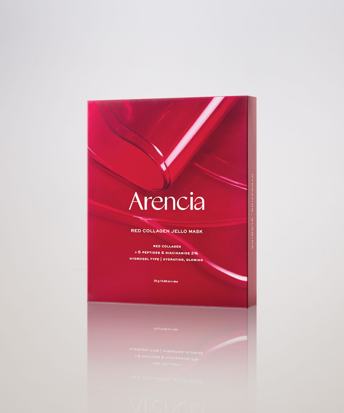 아렌시아(ARENCIA) 레드 콜라겐 젤로 마스크 25g(4개입)