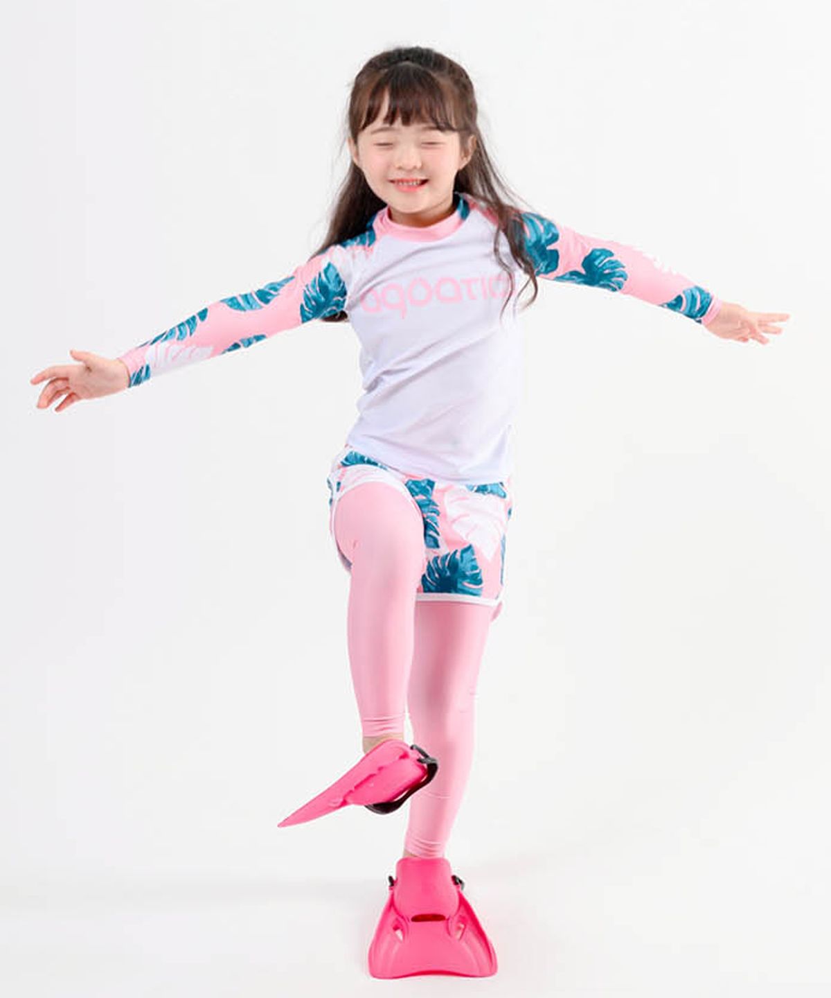아쿠아티카(AQUATICA) 아동 래쉬가드 AQA492 선수용수경5종세트