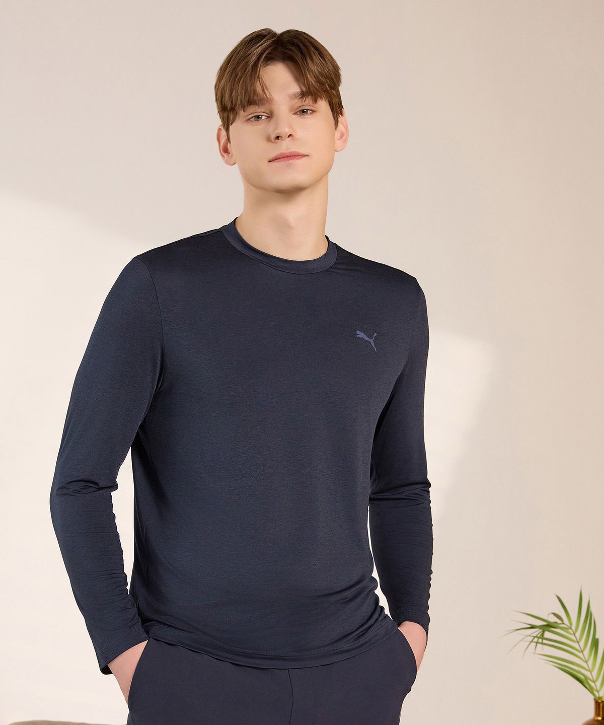 푸마 바디웨어(PUMA BODYWEAR) [2SET] 남녀 우븐 드라이셀 홈웨어 상하의 세트