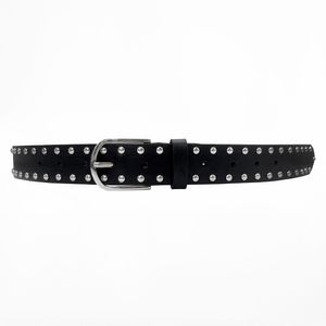 wide double row belt  와이드 더블 로우 벨트 ( (ITALY LEATHER)
