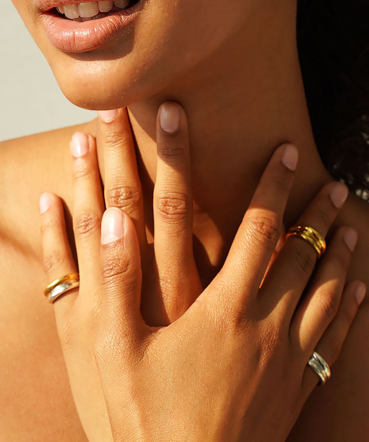 그라스마티네(GRASSE MATINEE) Double Hoop Ring