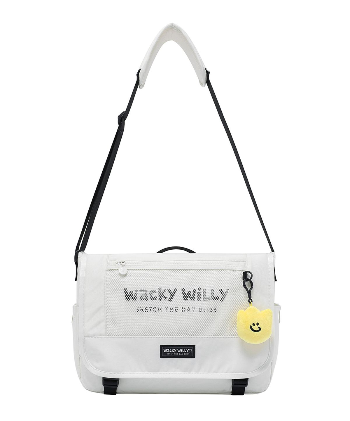 와키윌리(WACKY WILLY) [26SS] 플라이트 V2 메신저백 아이보리