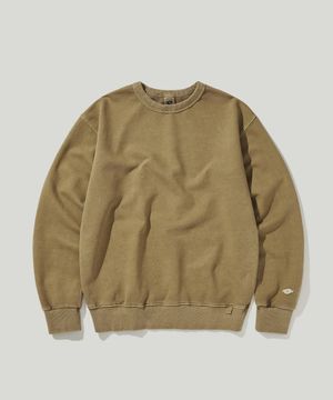 피그먼트 컴팩트 스웨트셔츠 카멜