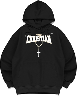 CHRISTIAN 후드티셔츠