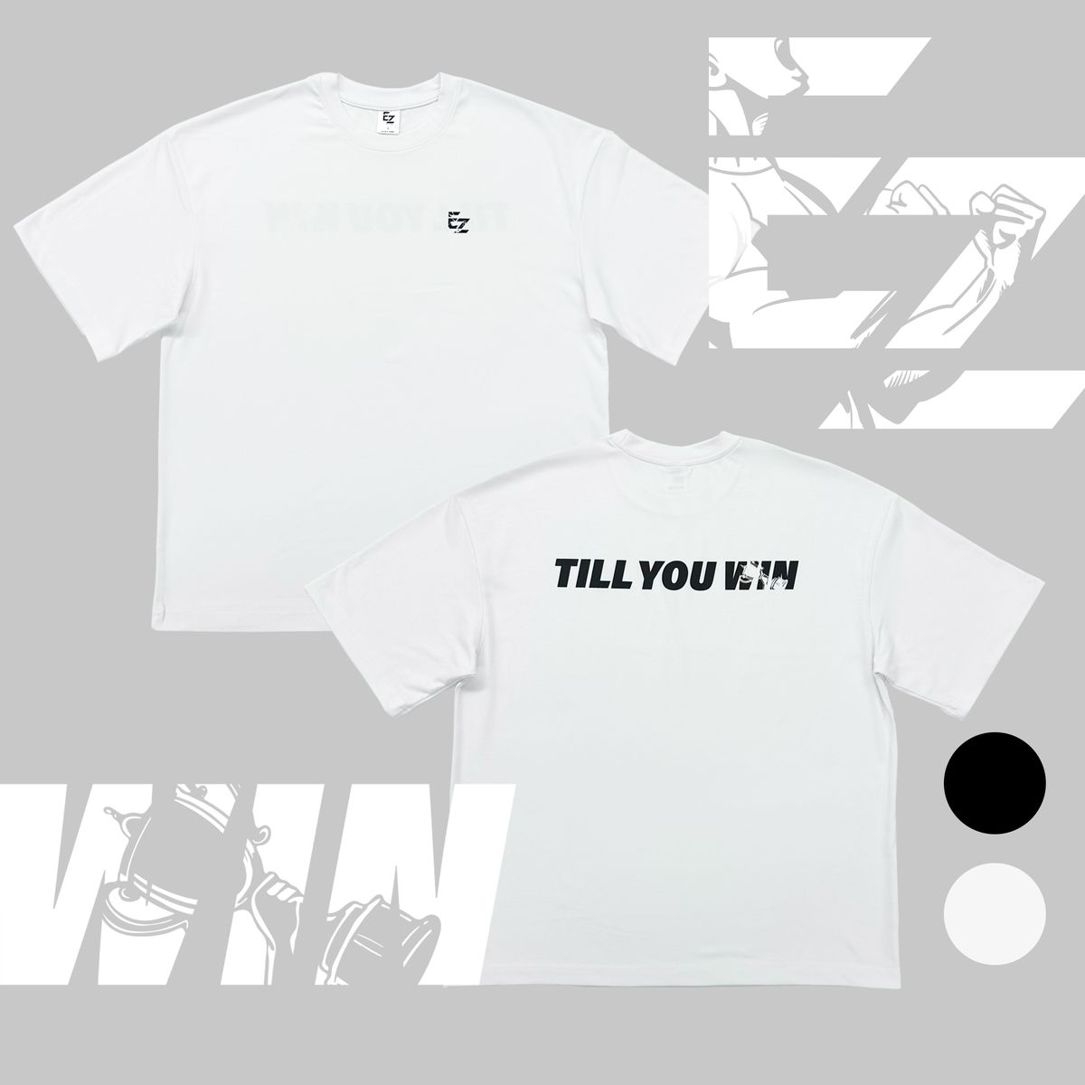이지투미(EZTOME) TILL YOU WIN 오버핏 반팔
