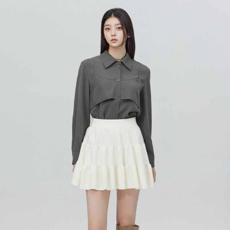 뷔스티에 레이어드 블라우스 AR4WBA63