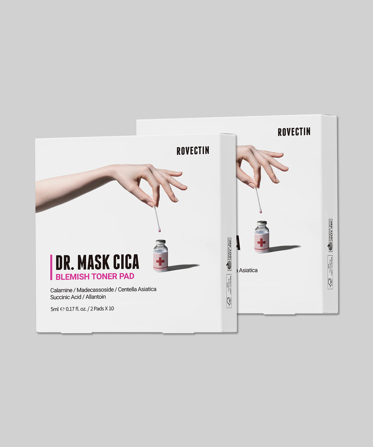 로벡틴(ROVECTIN) 닥터 마스크 시카 토너 패드 20매 더블 세트