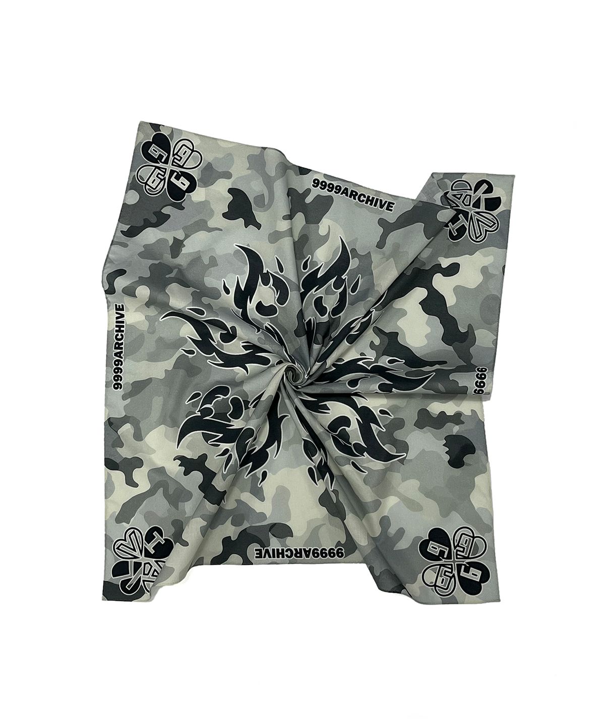 9999아카이브(9999ARCHIVE) Archive Flame Camo Scarf