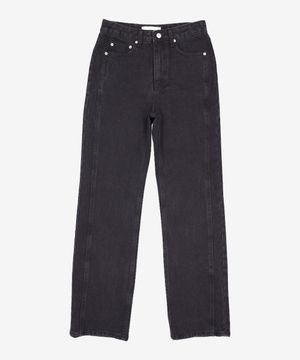 LINEAR STRAIGHT JEANS BLACK_UDPA4C211BK S