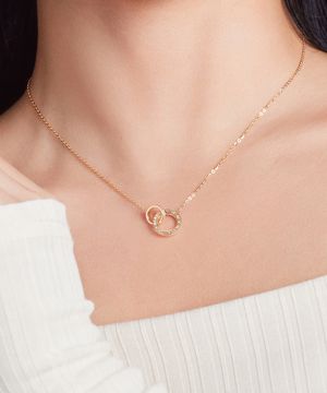 Silver925 roman doubling necklace